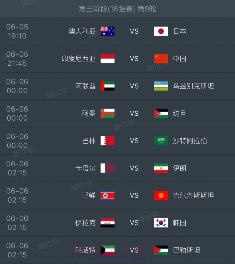 世界杯完整赛程哪里看